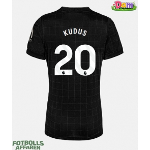 Tottenham Hotspur Mohammed Kudus #20 Bortatröja Kvinnor 2025-26 Kortärmad